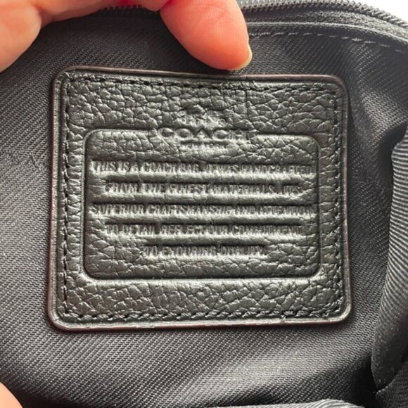 Coach Canyon Quilt Denim Patchwork Turnlock Rucksack Backpack - Picture 8 of 16